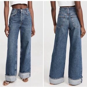 Agolde Dame button fly jeans